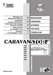 Fiamma Caravanstore 440 Instructions De Montage Et Mode D'emploi