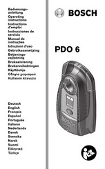 Bosch PDO 6 Instructions D'emploi