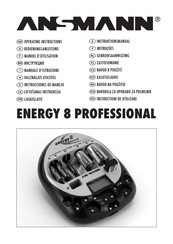 ANSMANN Energy 8 professional Manuel D'utilisation