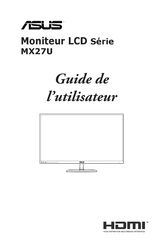 Asus MX27UQ Guide De L'utilisateur