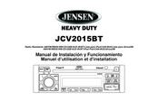 Jensen Heavy Duty JCV2015BT Manuel D'utilisation Et D'installation