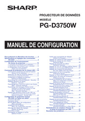 Sharp PG-D3750W Manuel De Configuration
