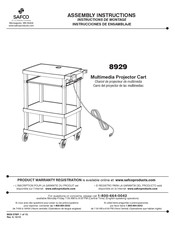 Safco 8929 Instructions De Montage