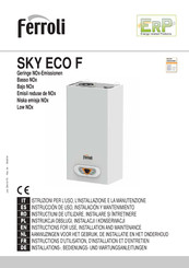 Ferroli SKY ECO F 17 Instructions D'utilisation, D'installation Et D'entretien