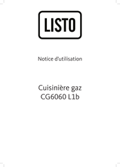 Listo CG6060 L1b Notice D'utilisation