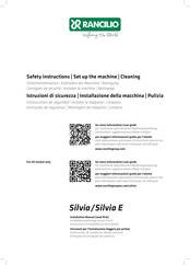 Rancilio Silvia Instructions D'installation