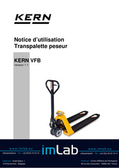 KERN VFB 2T-3 Notice D'utilisation