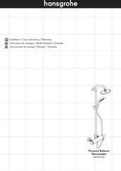 Hansgrohe Pressure Balance Showerpipe 04530 0 Série Instructions De Montage / Mode D'emploi / Garantie