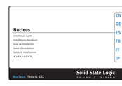 Solid State Logic Nucleus Guide D'installation