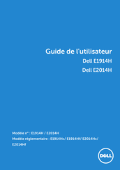 Dell E1914Hf Guide De L'utilisateur