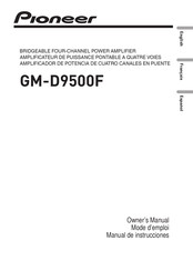 Pioneer GM-D9500F Mode D'emploi