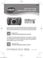 VTech KidiZoom Camera Pix PLUS Guide De Démarrage Rapide