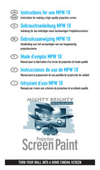 Mighty Brighty MPW 10 Mode D'emploi