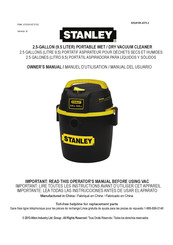 Stanley 199-4375-2 Manuel D'utilisation