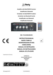 Party Light & Sound PLS1250USB-RC Mode D'emploi