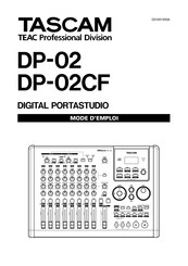 Tascam DP-02CF Mode D'emploi