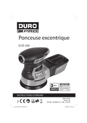 DURO PRO D-ES 350 Instructions D'origine