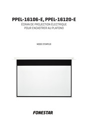 FONESTAR PPEL-16106-E Mode D'emploi