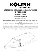 Kolpin Outdoors 34-0000 Guide D'utilisation