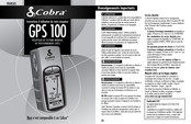 Cobra GPS 100 Instructions D'utilisation