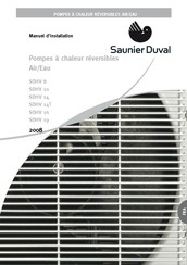 Saunier Duval SDHV 10 Manuel D'installation