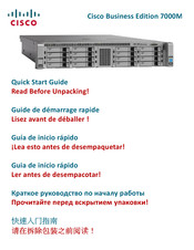 Cisco Business Edition 7000M Guide De Démarrage Rapide