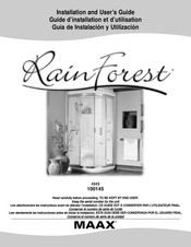 Maax RainForest 4343 Guide D'installation Et D'utilisation