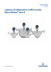 Emerson Micro Motion R Série Manuel D'installation