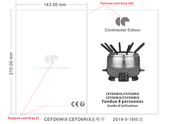 CONTINENTAL EDISON CEFD6NIX Guide D'utilisation