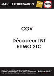 Cgv ETIMO 2TC Manuel D'utilisation