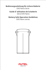 Autel Robotics EVO Nano Série Guide D'utilisation