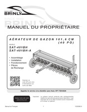 Brinly SAT-401BH-A Manuel Du Propriétaire