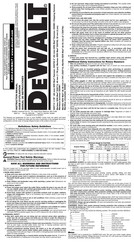 DeWalt D25712 Guide D'utilisation