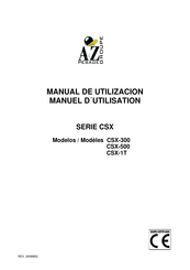 AZ CSX Série Manuel D'utilisation