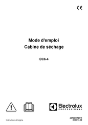 Electrolux DC6-4 Mode D'emploi