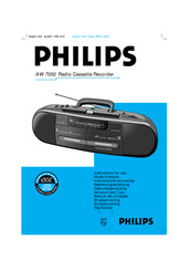Philips AW 7050 Mode D'emploi