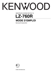 Kenwood LZ-760R Mode D'emploi