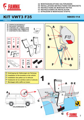 Fiamma 98655-114 Instructions De Montage