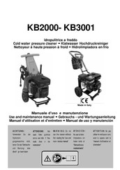 Mazzoni KB3001 Manuel D'utilisation Et D'entretien