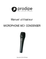 Prodipe MC1 Manuel Utilisateur