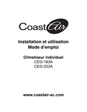 Coast Air CEG-253A Mode D'emploi