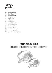 Pontec PondoMax Eco 1500 Manuel D'utilisation