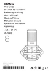 Shure KSM353 Guide De L'utilisateur