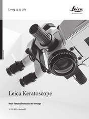 Leica Keratoscope Mode D'emploi / Instructions De Montage