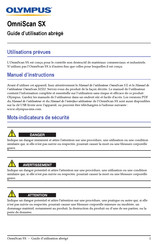 Olympus OmniScan SX UT Guide D'utilisation Abrégé