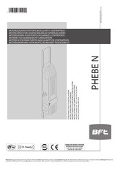 BFT PHEBE N Instructions D'utilisation Et D'installation