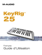 M-Audio KeyRig 25 Guide D'utilisation