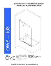 OVE OWS-103 Guide D'utilisation Et D'entretien