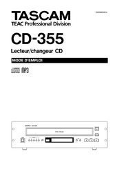Tascam CD-355 Mode D'emploi