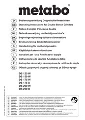 Metabo DS 175 D Notice D'emploi